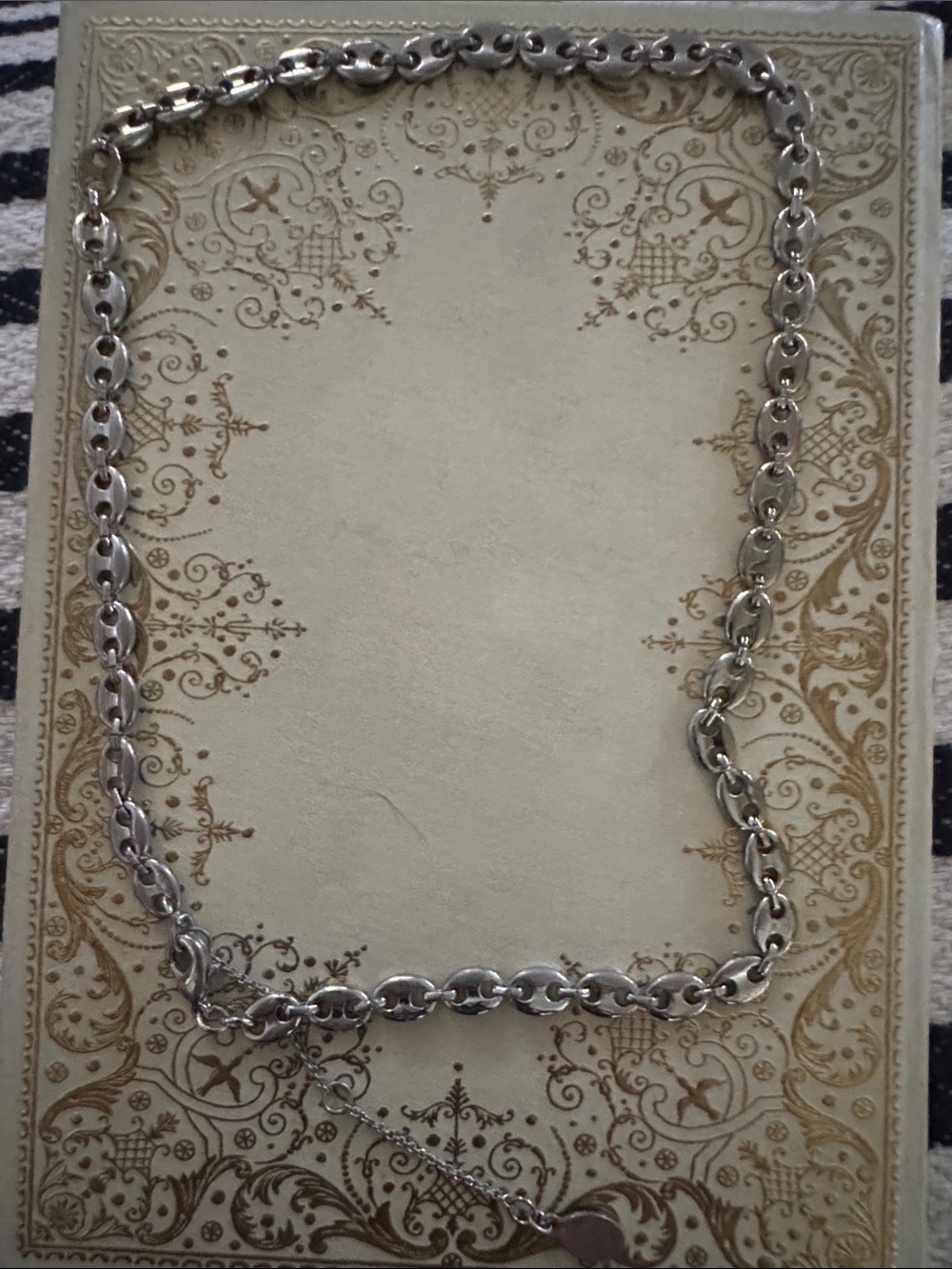 LOFT Polished Silver Link Necklace